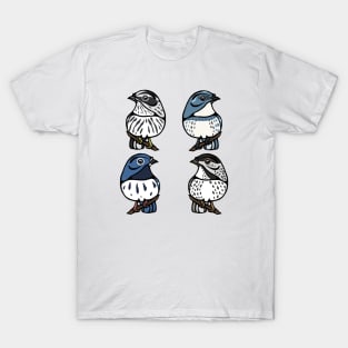 Cool Blue Warbler Graphic T-Shirt